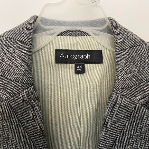 Marks and Spencer Autograph Boys Tweed Blazer (Size 4-5) - Picture 2 of 7